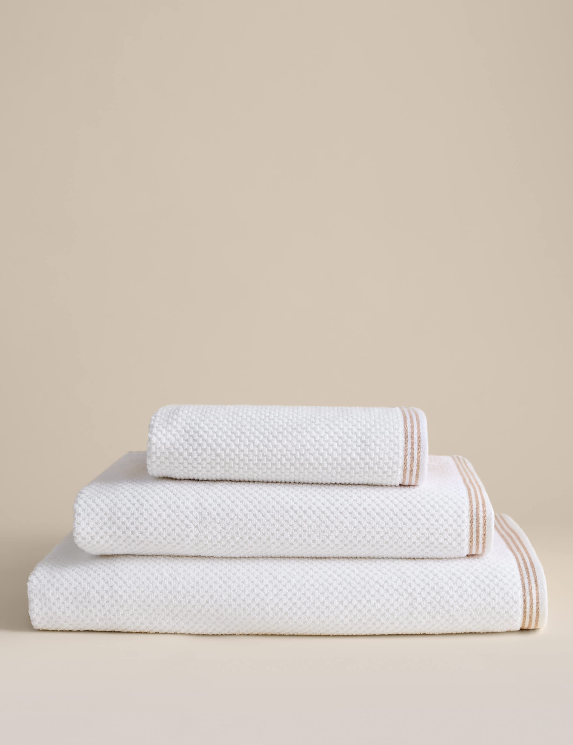 Pure Soft Cotton Rice Weave Towel