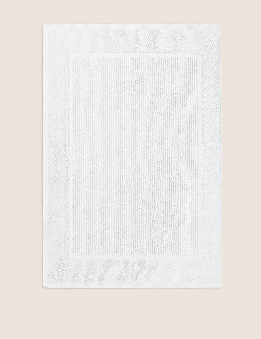 Pure Cotton Textured Bath Mat GOODS M&S   