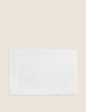 Pure Cotton Textured Bath Mat GOODS M&S   