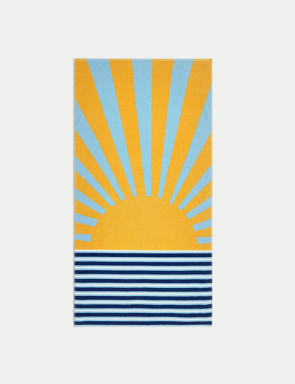 Pure Cotton Printed Beach Towel GOODS M&S   