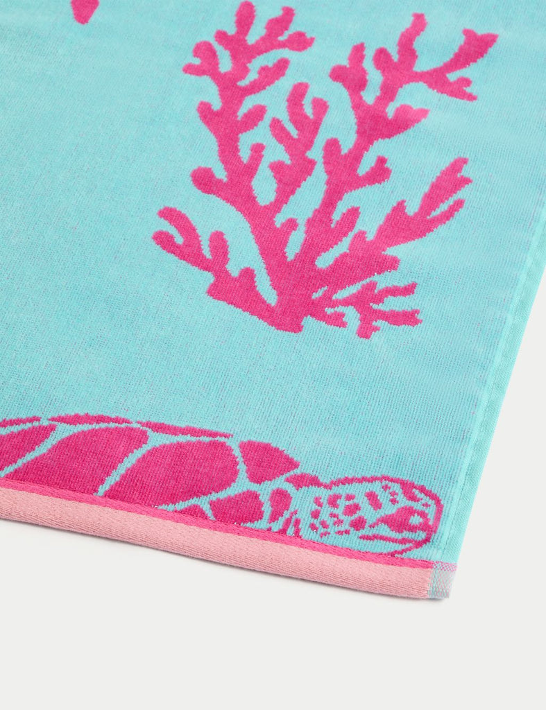 Pure Cotton Turtles Beach Towel