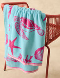 Pure Cotton Turtles Beach Towel GOODS M&S   