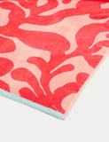 Pure Cotton Coral Beach Towel GOODS M&S   