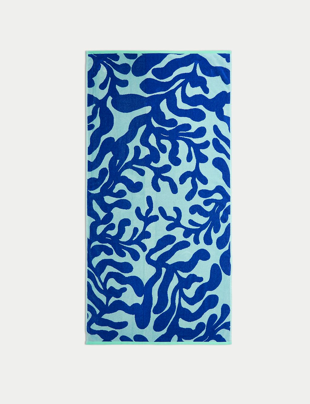 Pure Cotton Coral Beach Towel GOODS M&S   