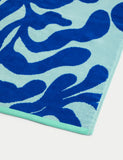 Pure Cotton Coral Beach Towel GOODS M&S   