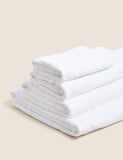 Pure cotton linear floral bath towel, imported from the UK