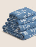 Super Soft Pure Cotton Floral Jacquard Towel GOODS M&S   