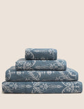 Pure Cotton Damask Jacquard Towel GOODS M&S   