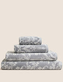 Pure Cotton Damask Jacquard Towel GOODS M&S   