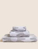 Pure Cotton Daisy Jacquard Towel GOODS M&S   