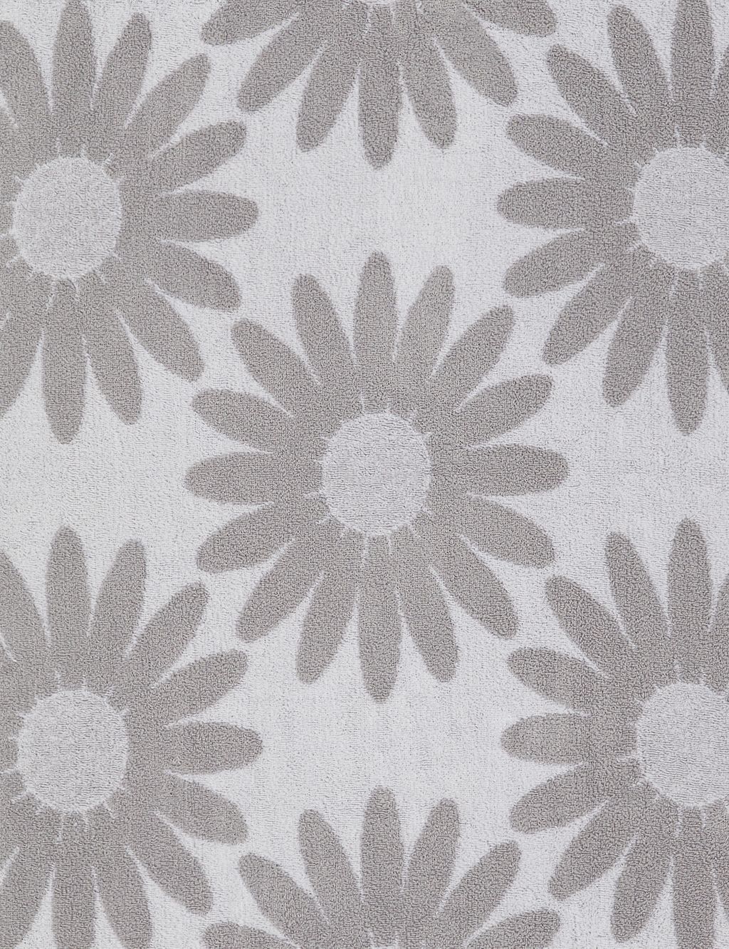 Pure Cotton Daisy Jacquard Towel GOODS M&S   