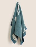 Pure Cotton Whale Towel GOODS M&S   