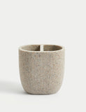 Natural Stone Effect Toothbrush Holder GOODS M&S   