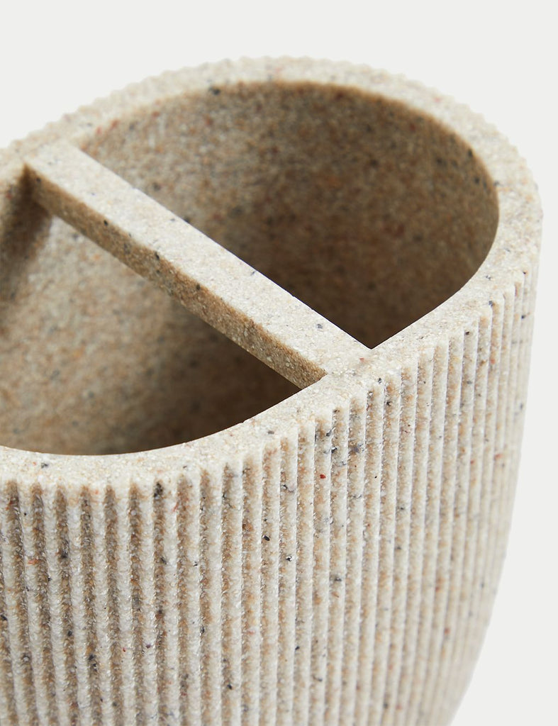 Natural Stone Effect Toothbrush Holder