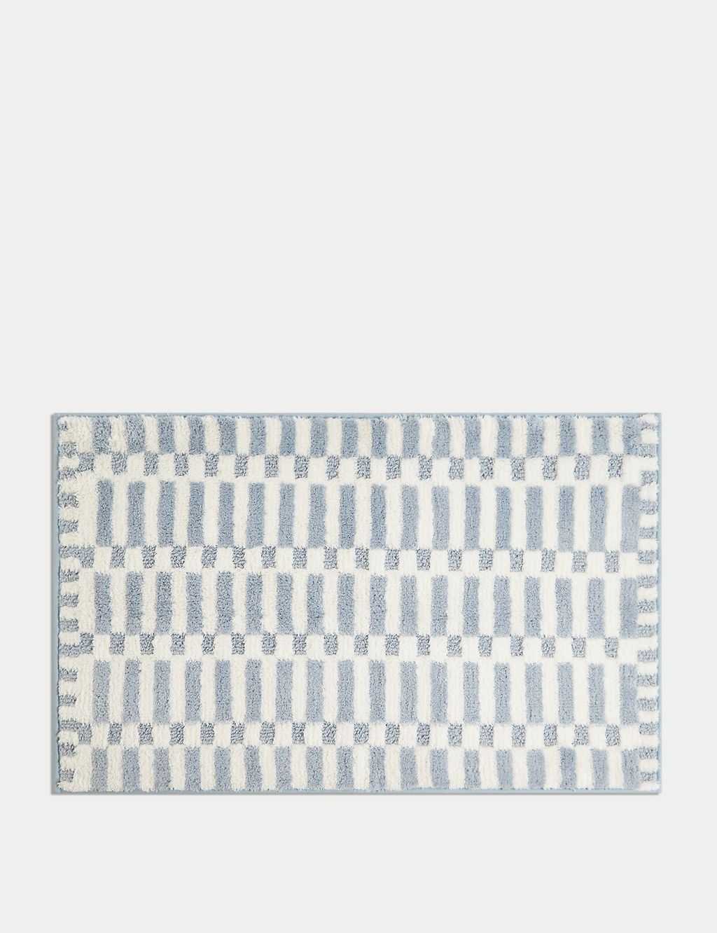 Cotton Blend Geometric Quick Dry Bath Mat GOODS M&S   