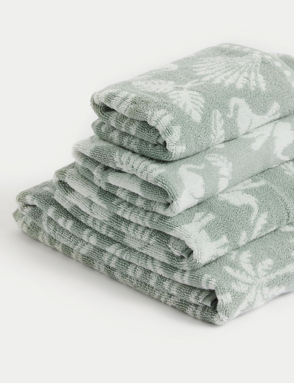 Pure Cotton Elephant Palm Towel GOODS M&S   