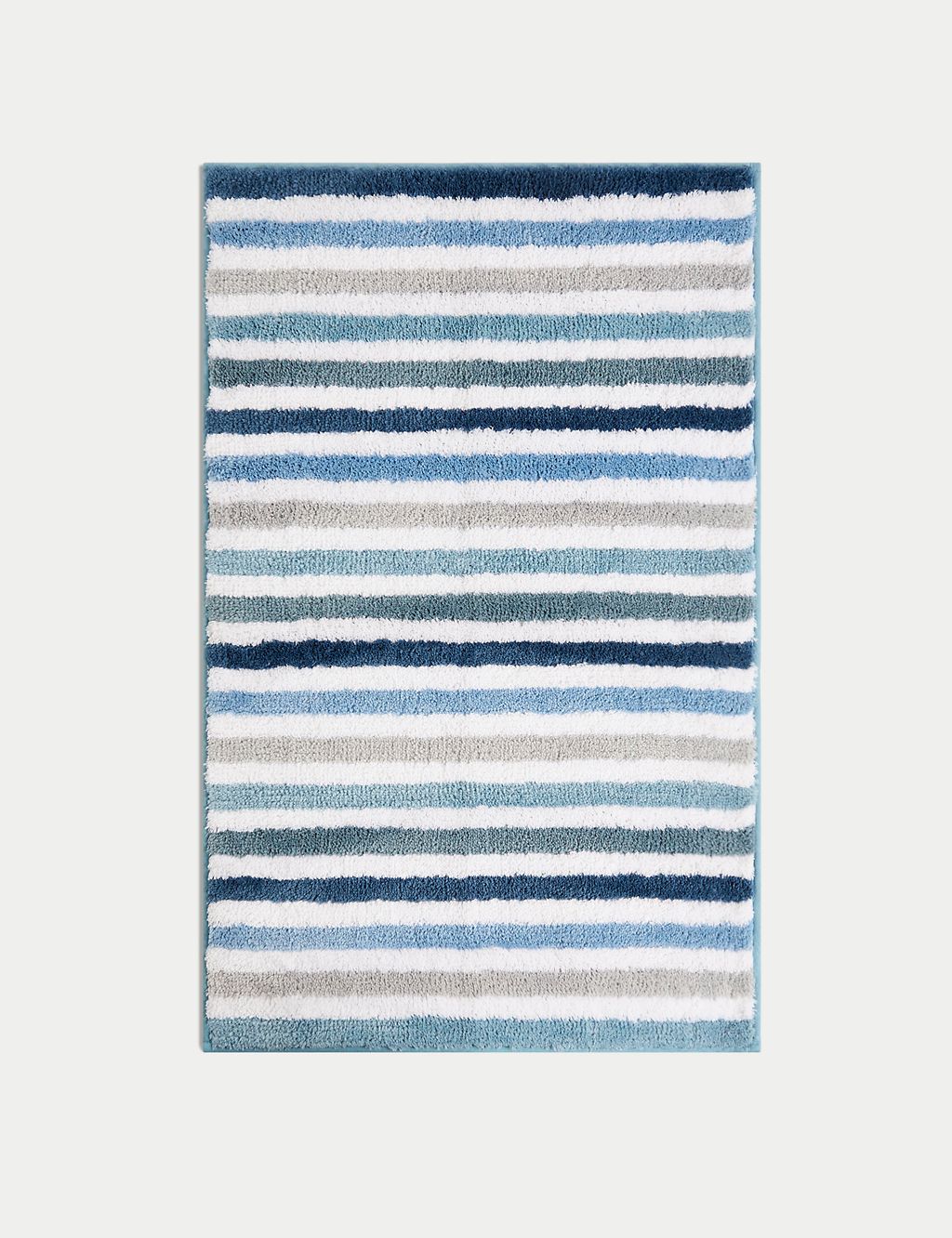 Cotton Blend Striped Quick Dry Bath Mat GOODS M&S   