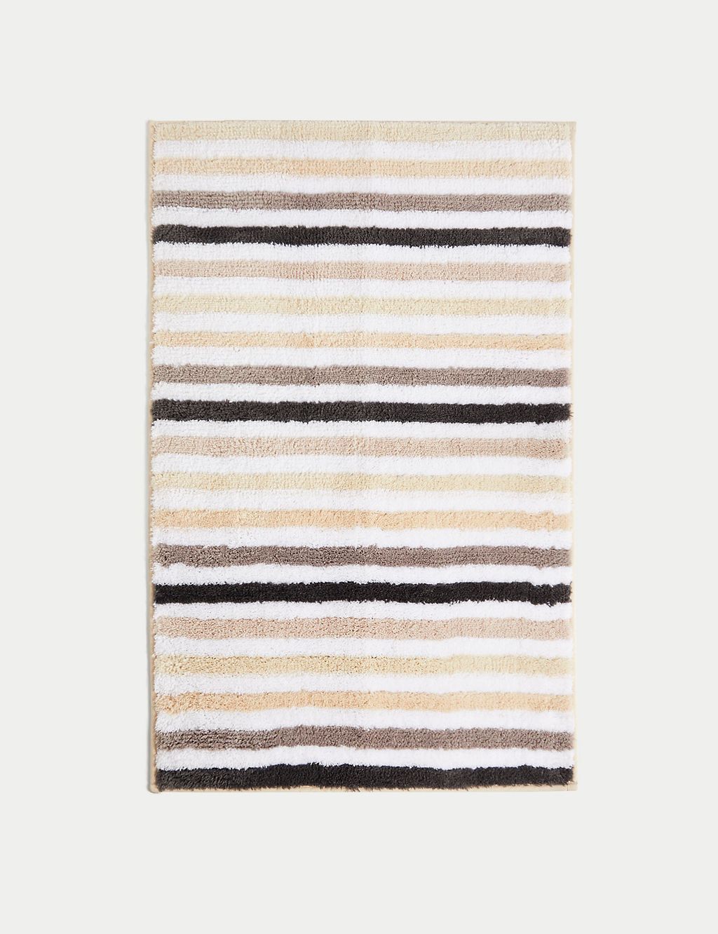 Cotton Blend Striped Quick Dry Bath Mat GOODS M&S   