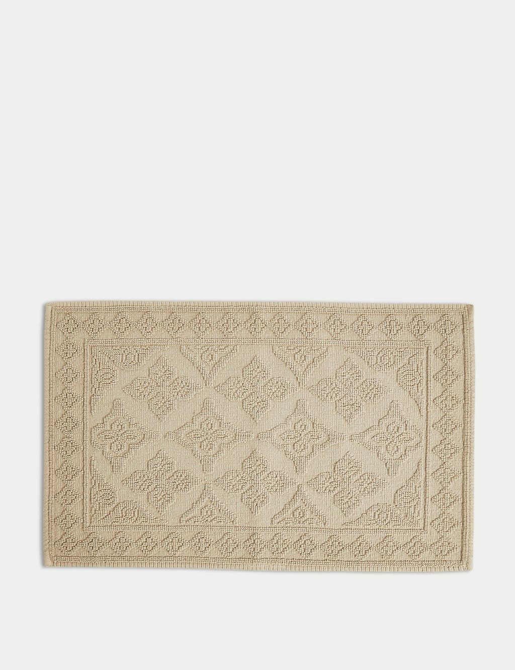 Pure Cotton Textured Bath Mat GOODS M&S   