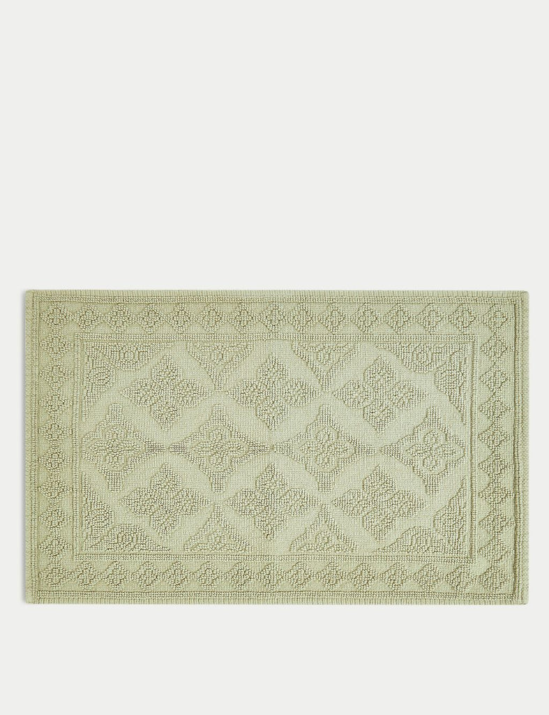 Pure Cotton Textured Bath Mat