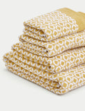 Pure Cotton Repeat Links Towel GOODS M&S   