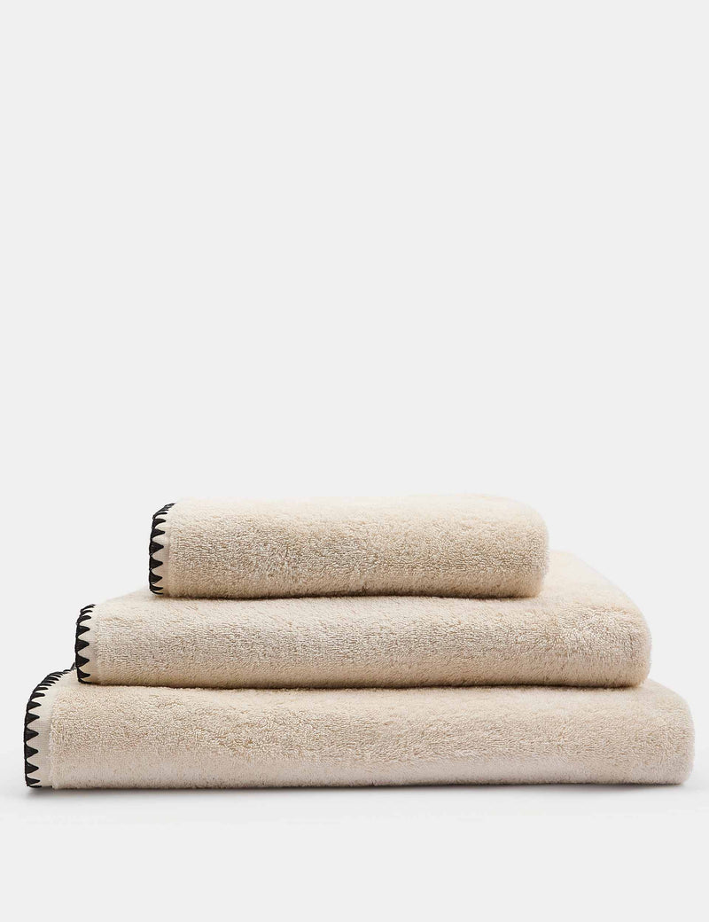 Pure Cotton Blanket Stitch Towel, imported from the UK