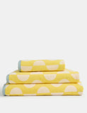 Pure Cotton Geometric Semi Circle Towel