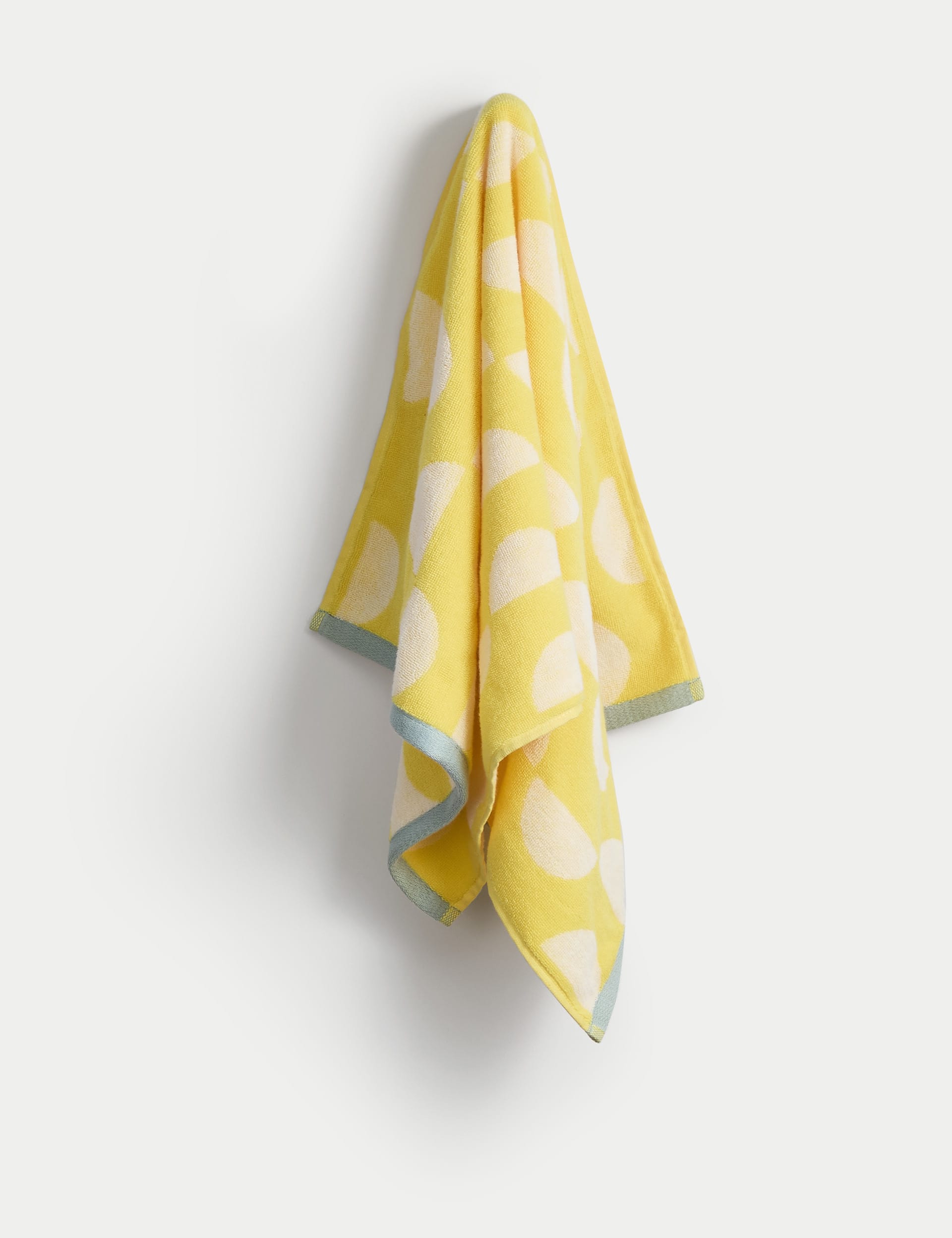 Pure Cotton Geometric Semi Circle Towel