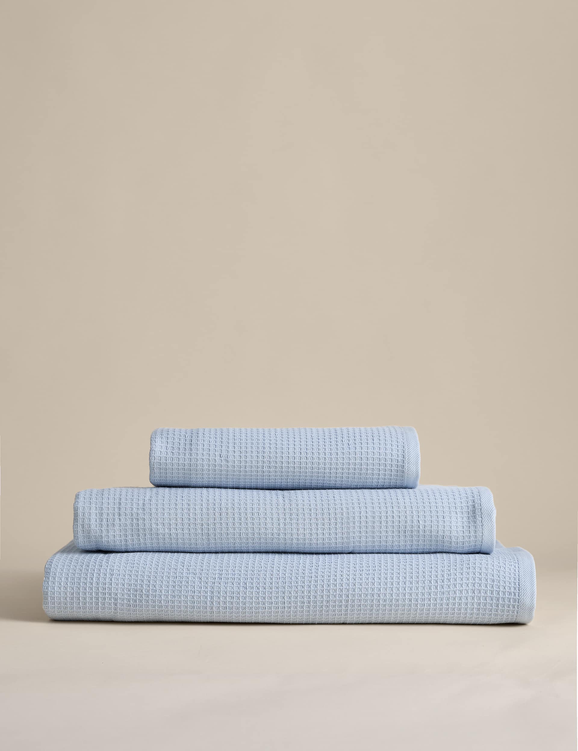 Pure Cotton Reverse Waffle & Terry Towel