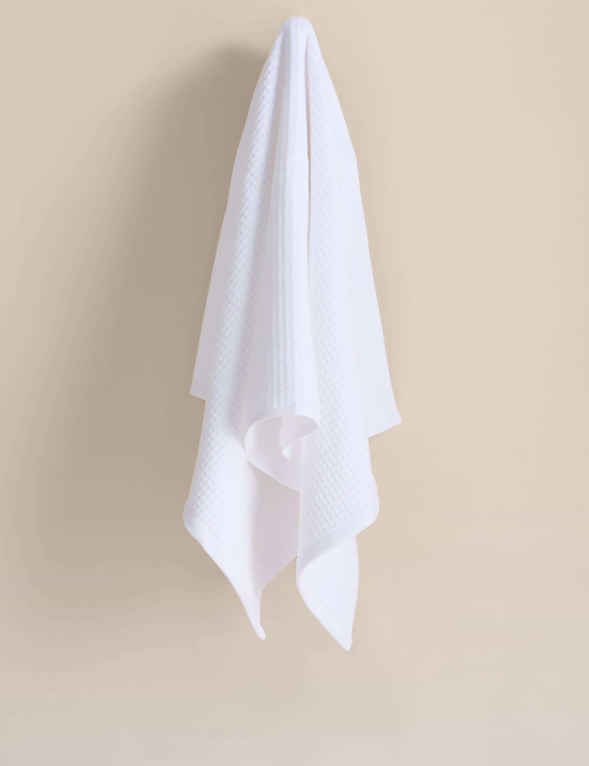 Pure cotton waffle and terry towel, UK version