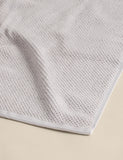 Pure cotton rice weave bath towel 550 gsm, imported from the UK