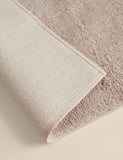 Pure cotton tufted bath mat 50x80 cm, imported from the UK