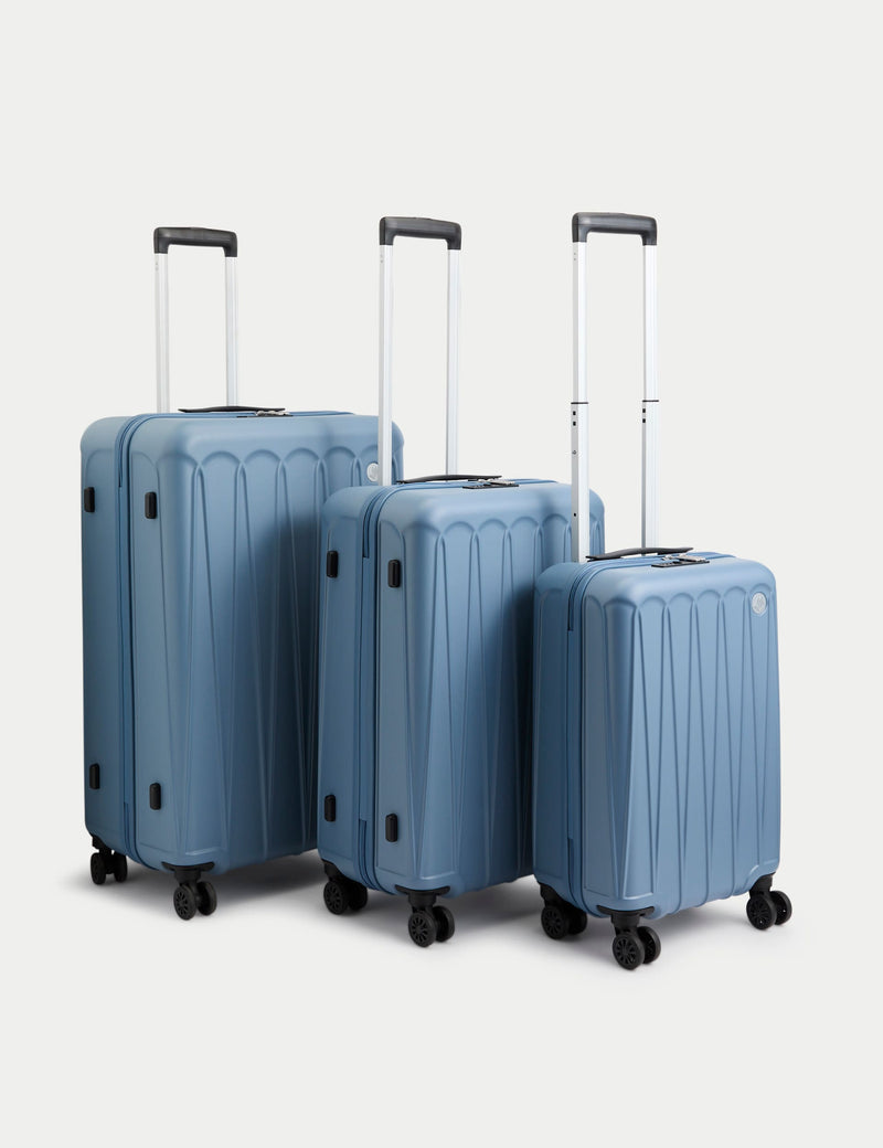 Amalfi 4 wheel hard shell medium suitcase - British product