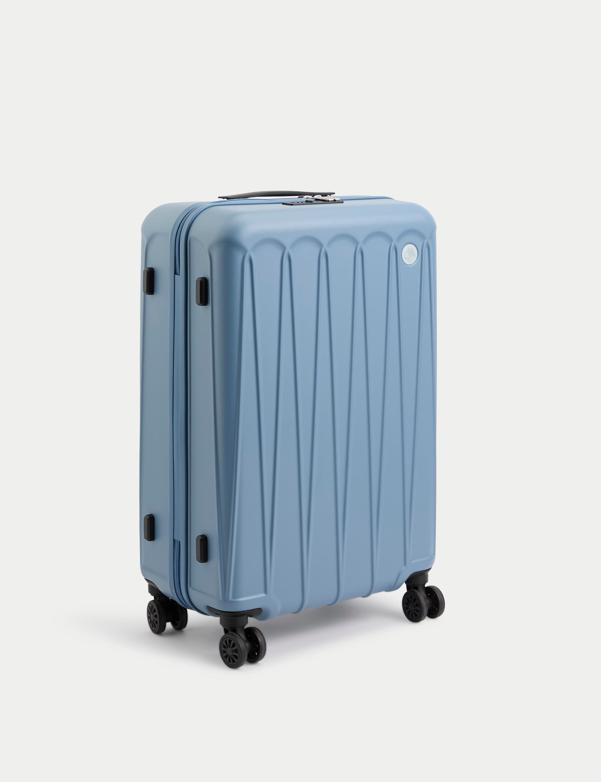 Amalfi 4 wheel hard shell medium suitcase - British product