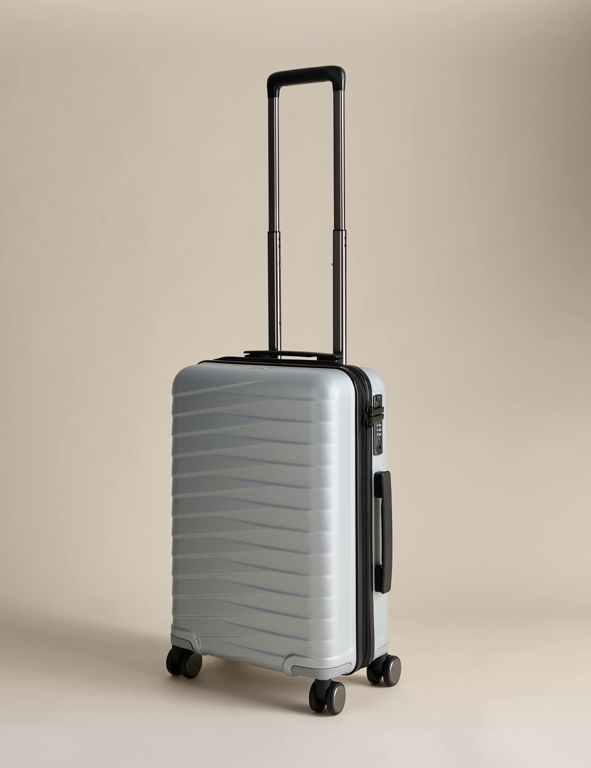 Oslo hard shell cabin suitcase with wheels - British product