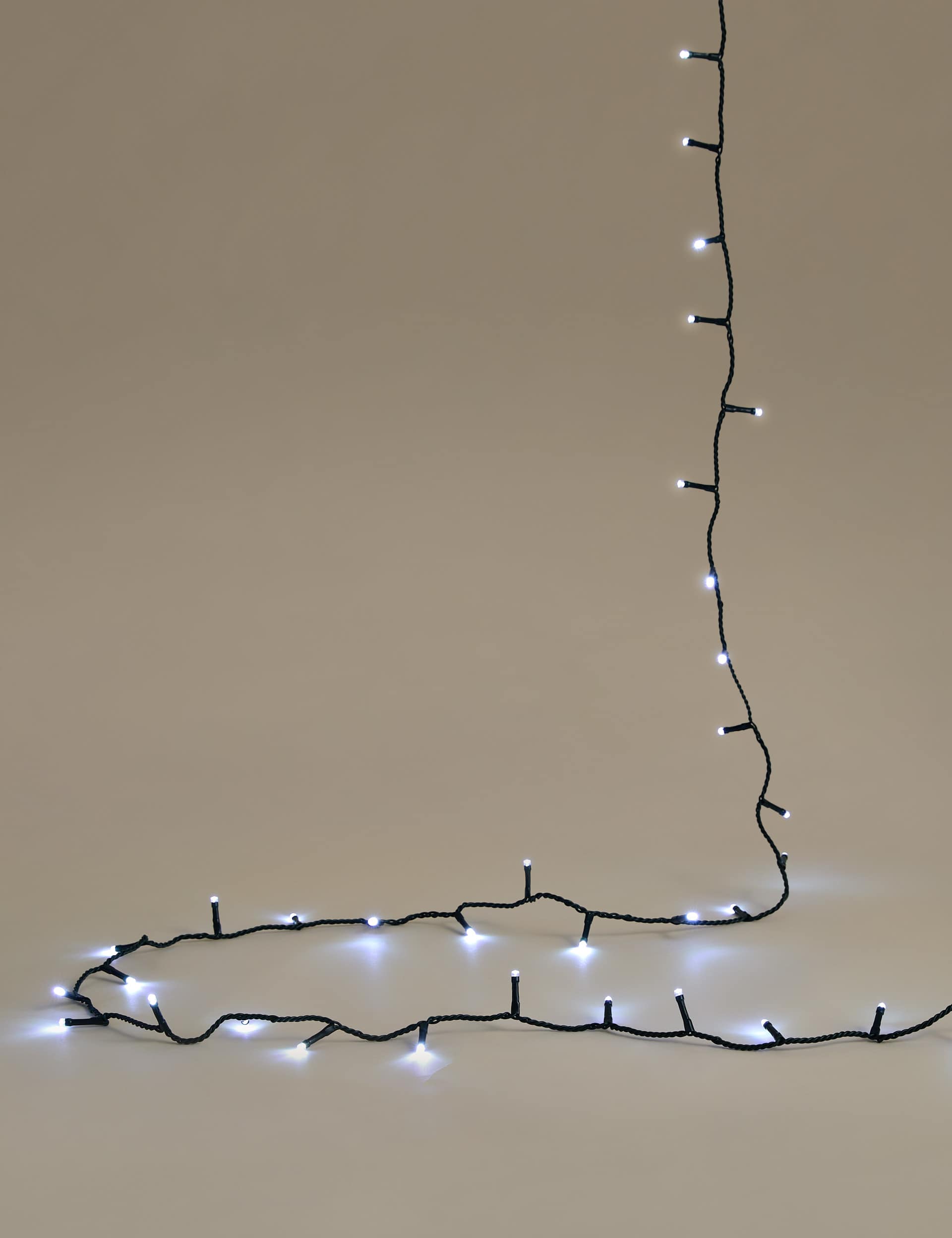 Bright white LED string lights, 300 lights, (British brand)