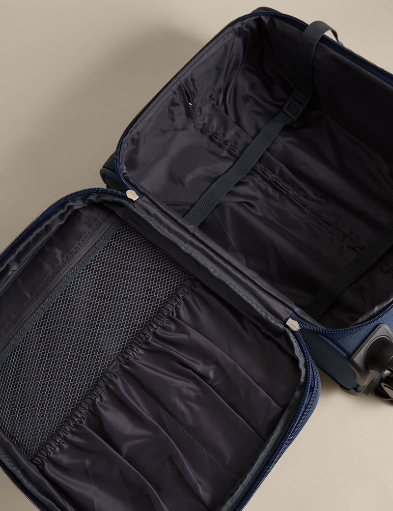 Seville soft suitcases set with cabin and underseater - British product