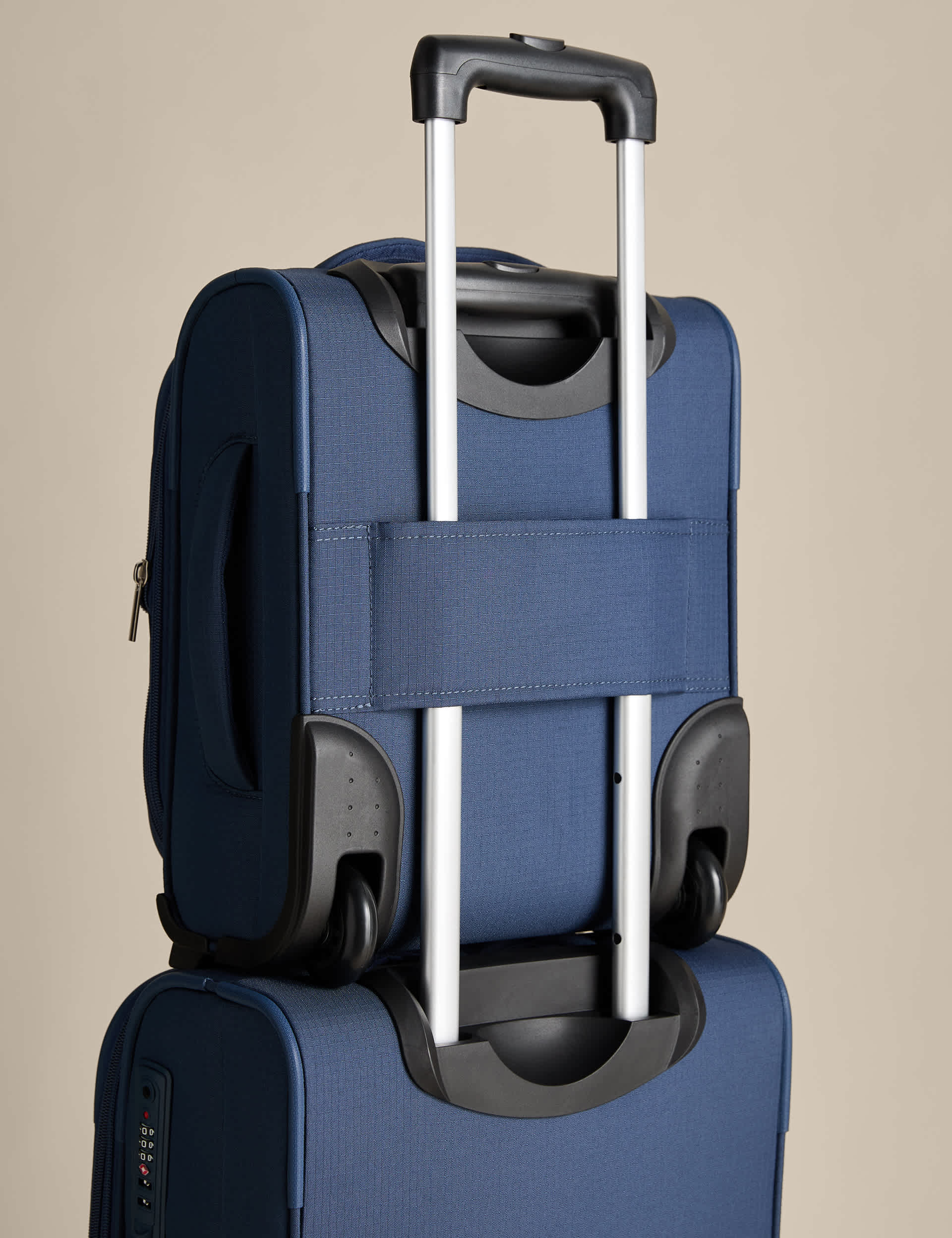 Seville soft suitcases set with cabin and underseater - British product