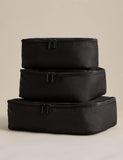 Packing cubes set of 5 with zip cubes and shoe bag, imported from the UK