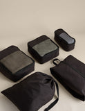 Packing cubes set of 5 with zip cubes and shoe bag, imported from the UK