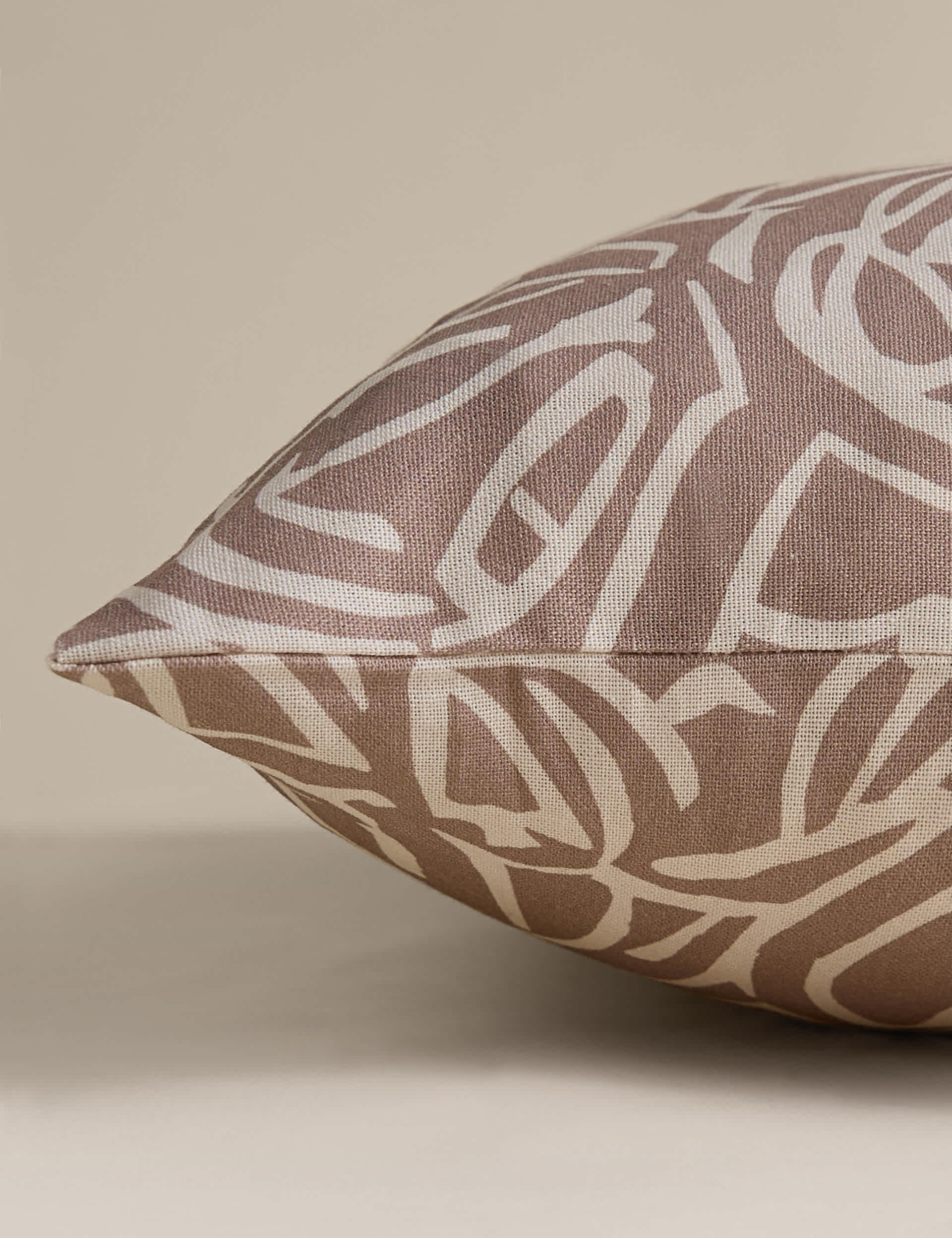 Pure Cotton Abstract Swirl Cushion Cover - 50 x 50 cm