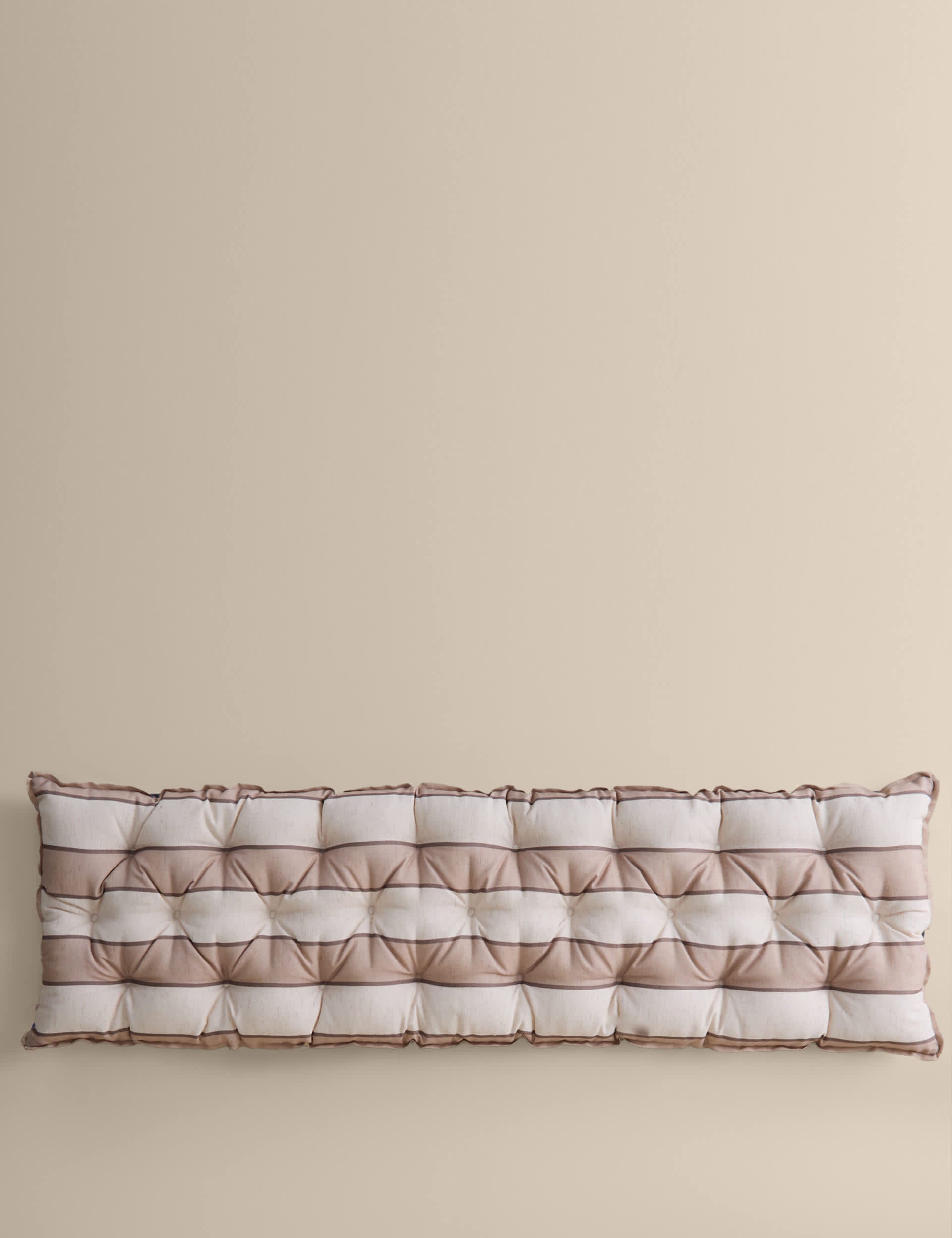 M&S Striped Outdoor Bench Pad