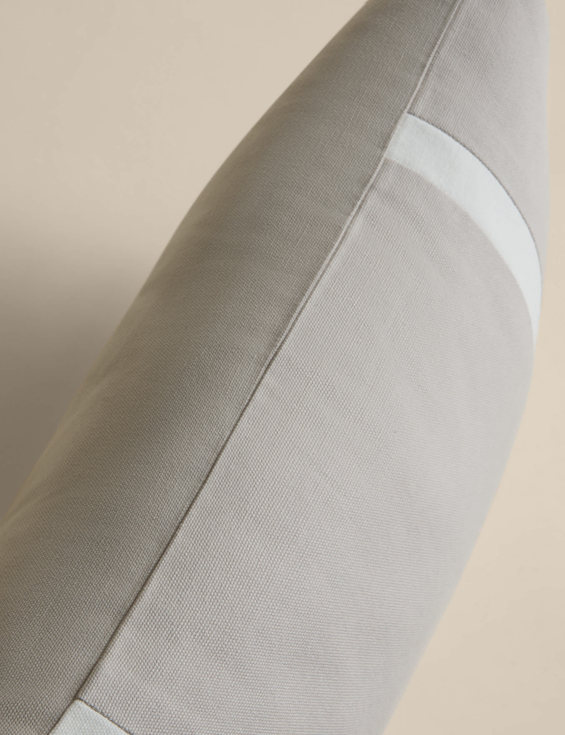 M&S Kelly Hoppen double stripe bolster cushion pure cotton (British brand)
