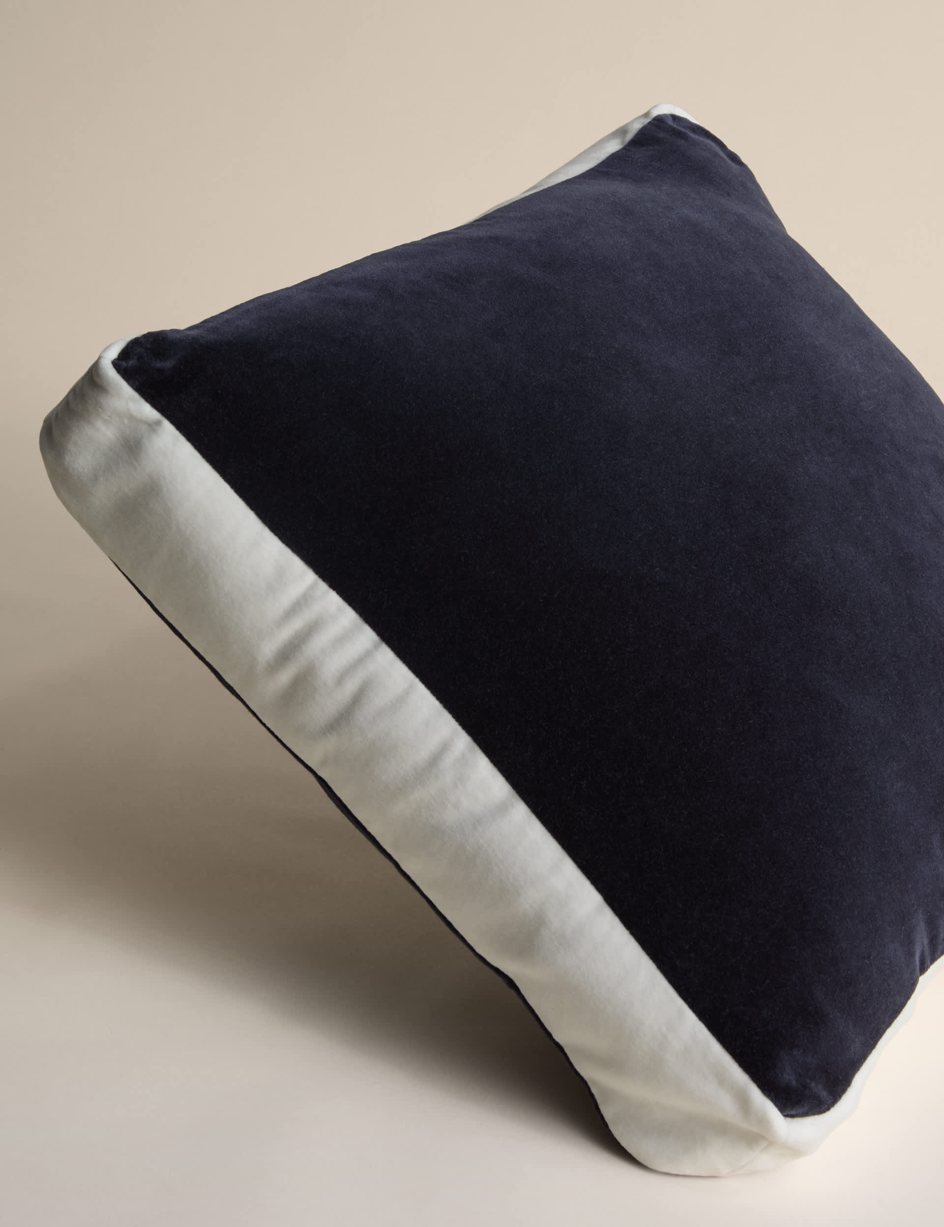 M&S X Kelly Hoppen velvet box cushion 45cm, imported from the UK