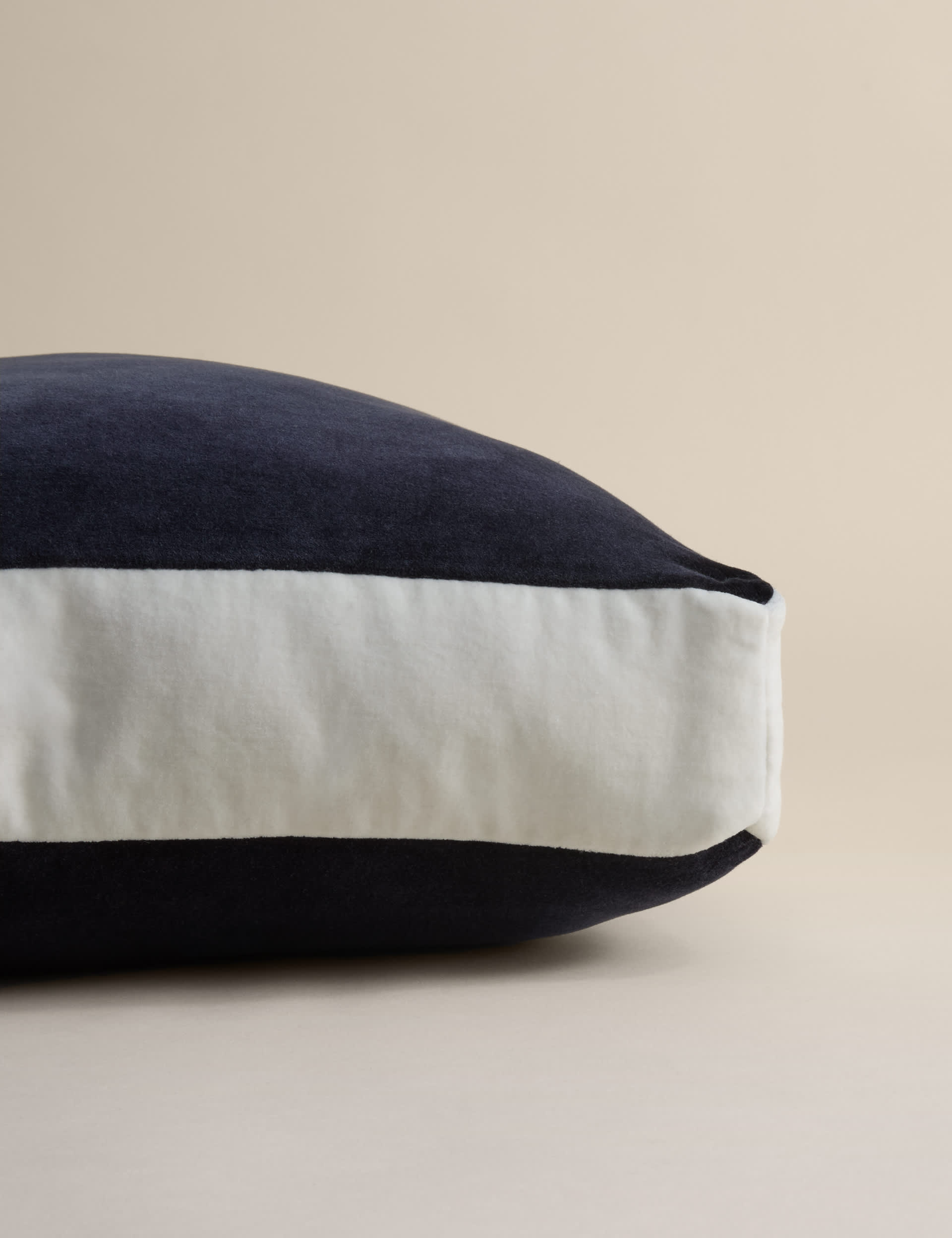 M&S X Kelly Hoppen velvet box cushion 45cm, imported from the UK