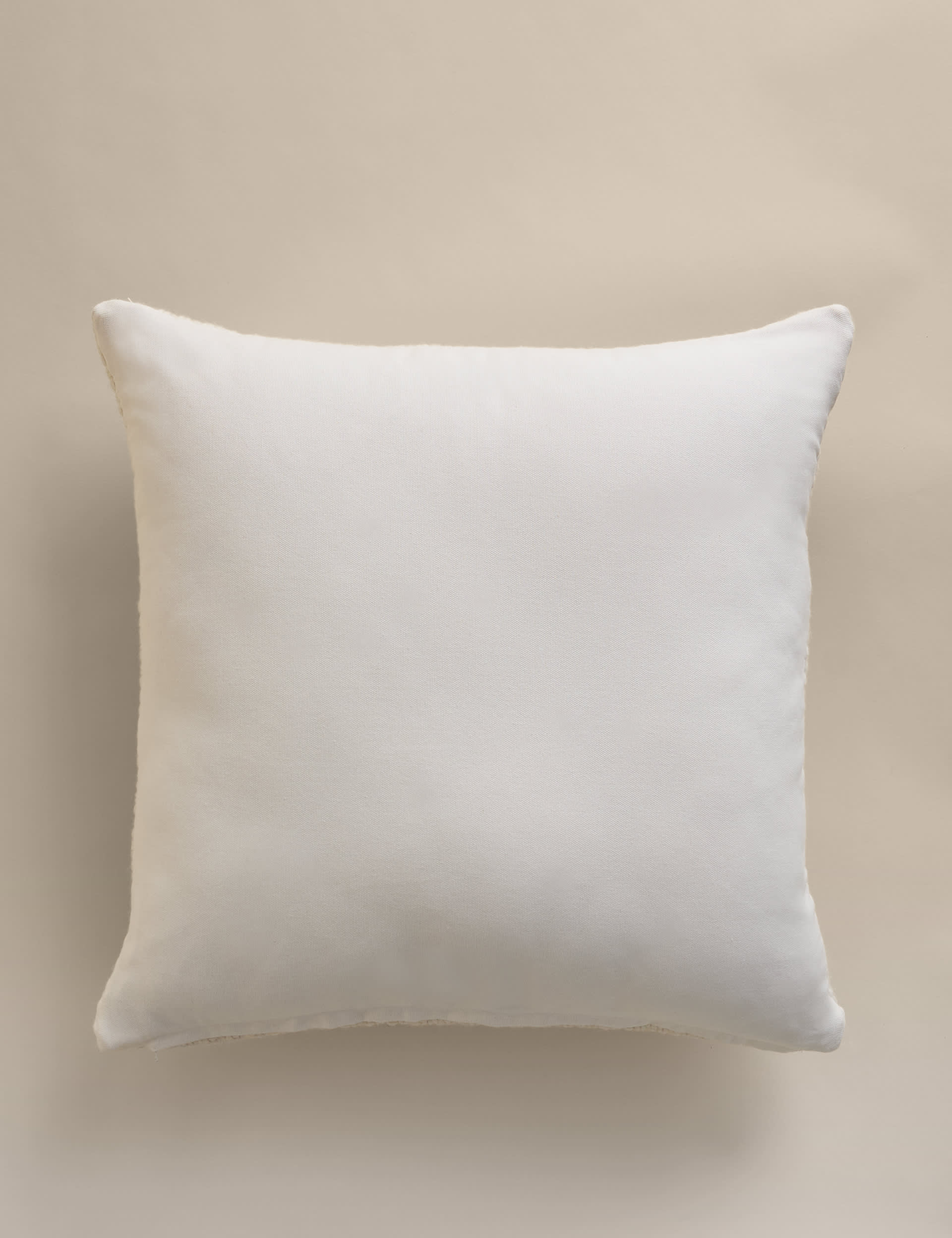 Pure wool basket weave cushion 50x50cm, UK version