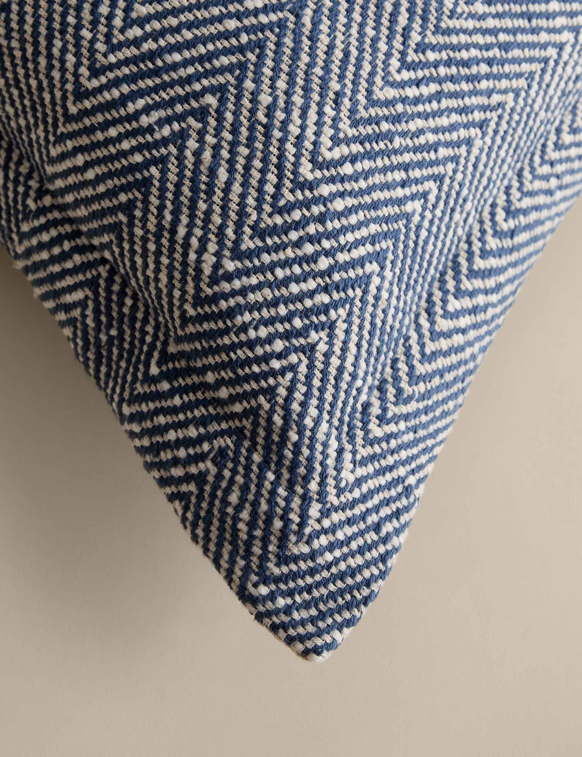 M&S Pure Cotton Herringbone Cushion