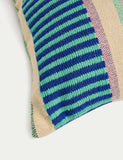 Outdoor cushion set of two modern stripe 50cm - British product