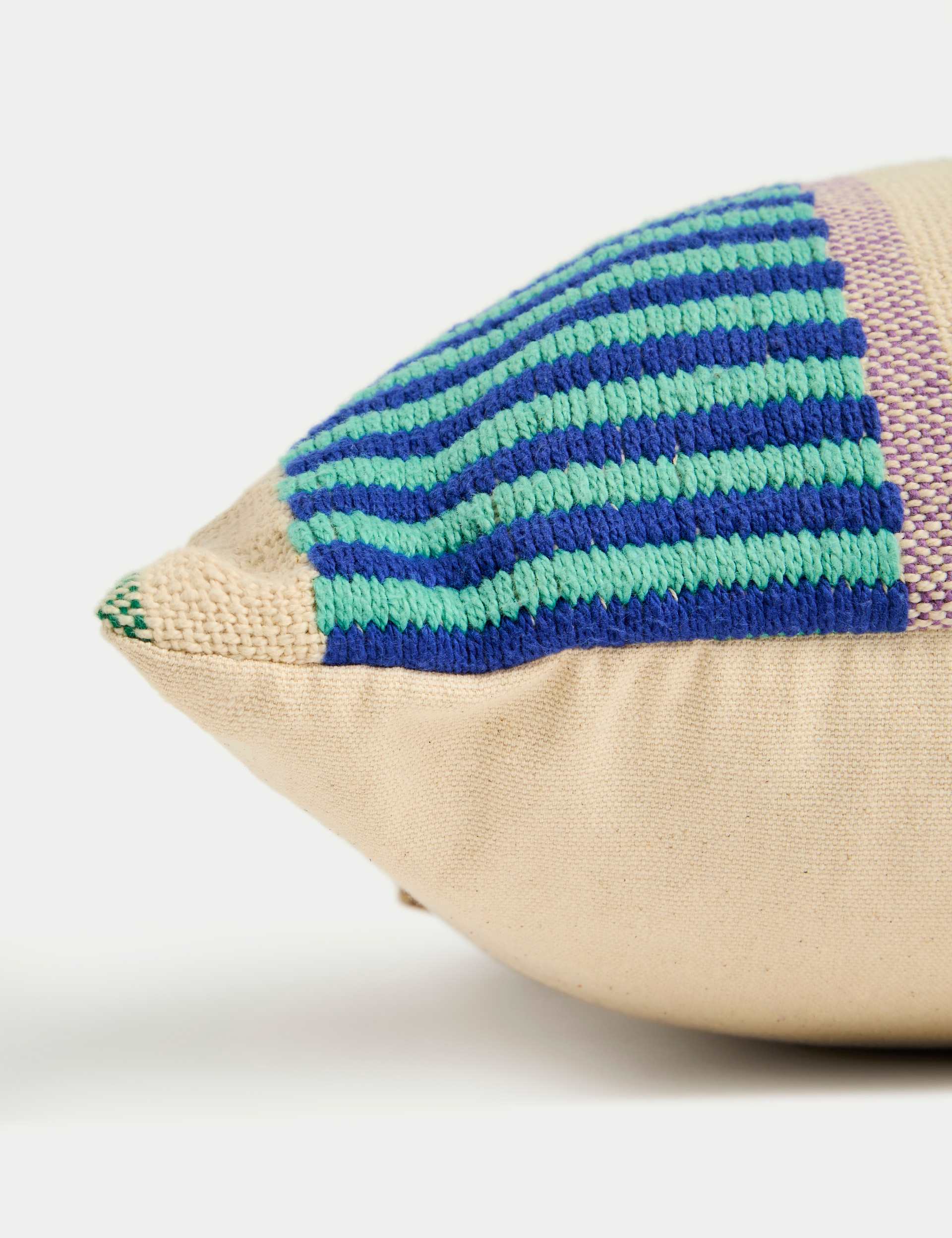 Outdoor cushion set of two modern stripe 50cm - British product