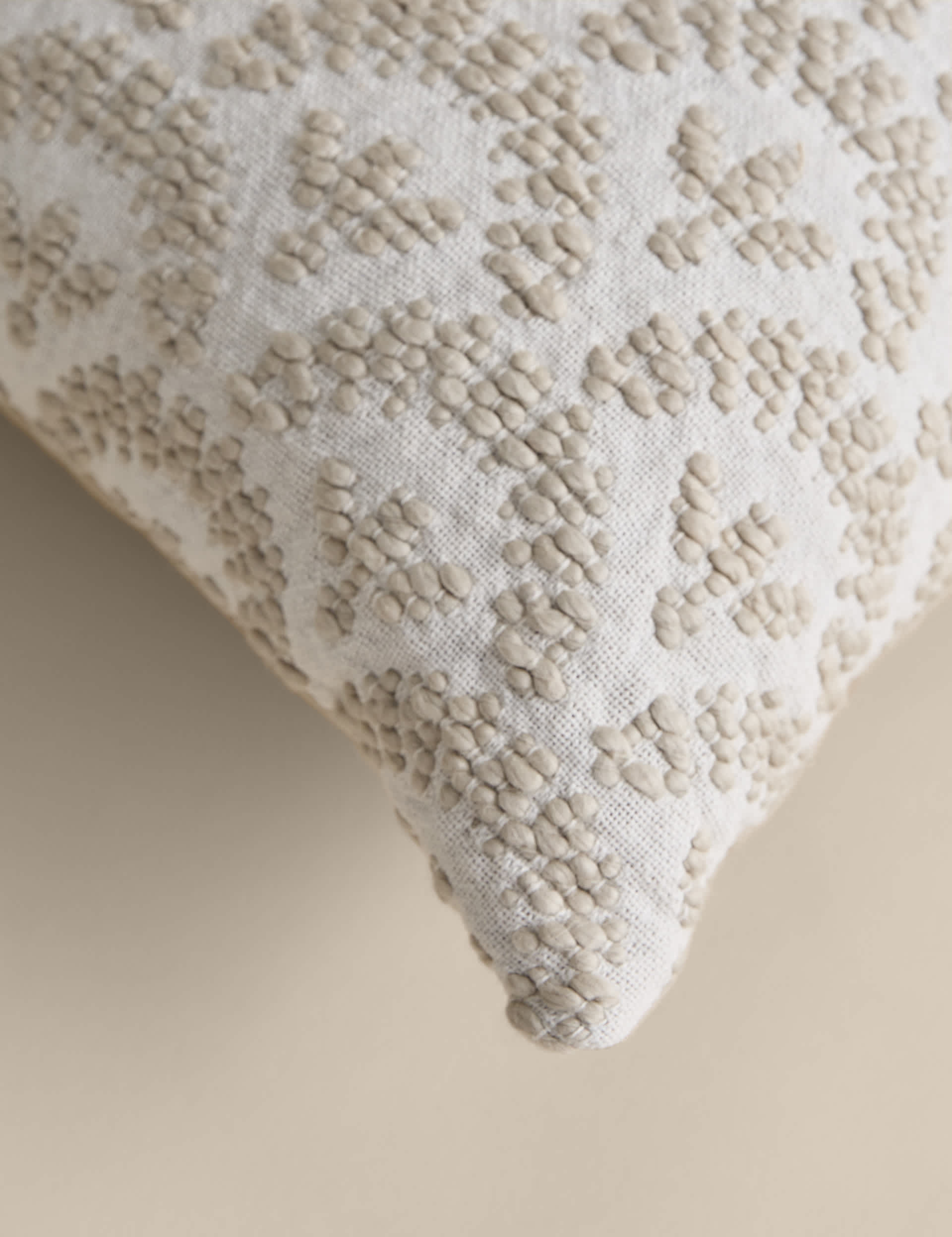 Pure Cotton Fan Jacquard Cushion 45cm x 45cm